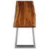 Rustika Rowe -  3 Piece Dining Set Solid Acacia Wood Brown